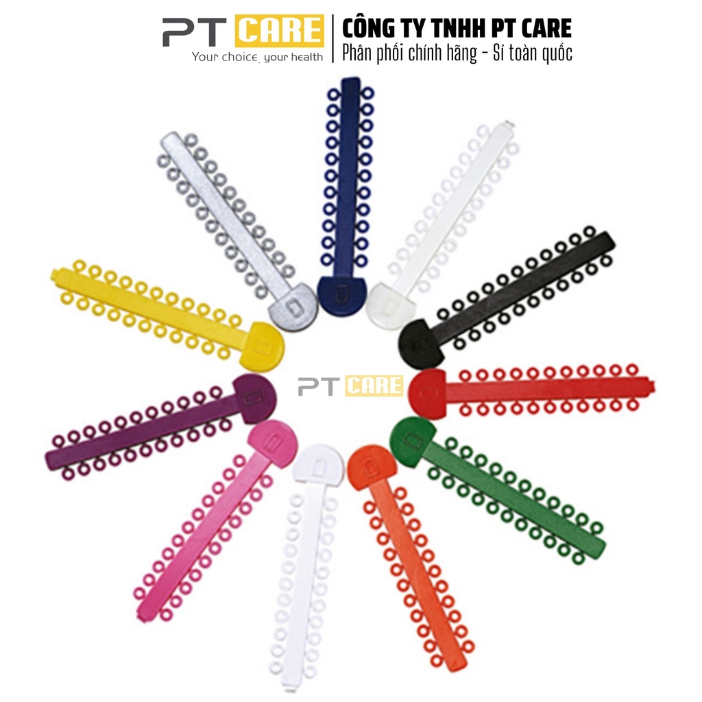 PT CARE | [ĐƯỢC CHỌN MÀU] 01 Thanh Chun Buộc Mắc Cài (Thun đơn, Tại chỗ, Niềng răng, Chỉnh nha)