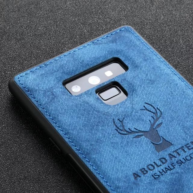 Ốp lưng Samsung Galaxy Note 9 chống sốc Vải   Deer hươu cao cấp