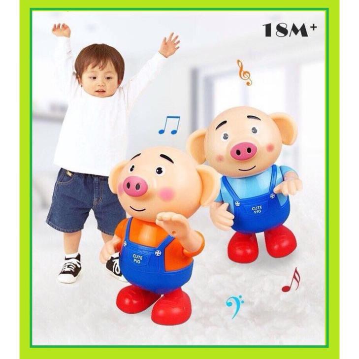 Đồ chơi con lợn nhảy phát nhạc - Vui trung thu với chú lợn biết nhảy