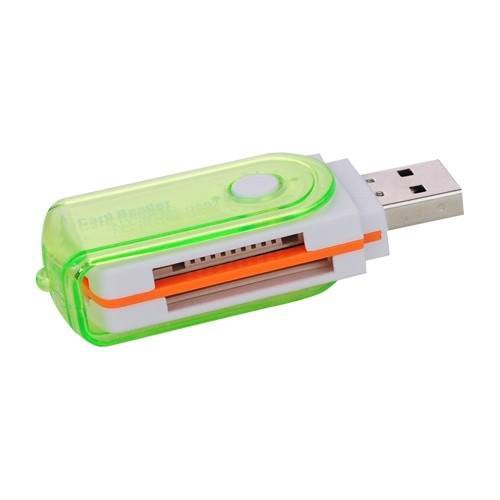 USB đọc thẻ nhớ đa năng, Màu ngẫu nhiên. Vi Tính Quốc Duy