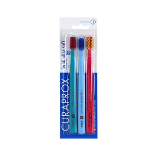 Bộ 3 Bàn Chải Đánh Răng Siêu Mềm Curaprox 5460