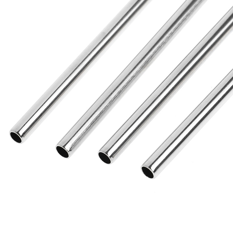 Bộ 4 Ống Hút Bằng Thép Không Gỉ Kèm 1 Cọ Vệ Sinh