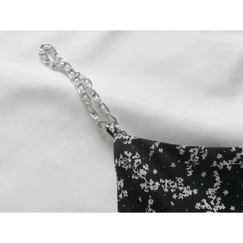 [Ảnh thật cận chất] VÁY HAI DÂY HOA DÂY XÍCH PHỐI PHỐI NGỌC THIẾT KẾ XINH HÀNG QUẢNG CHÂU CAO CẤP | BigBuy360 - bigbuy360.vn