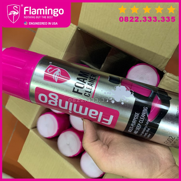 Bọt vệ sinh đa năng Flamingo Foam Cleaner F002 hàng chính hãng chất lượng cao ...