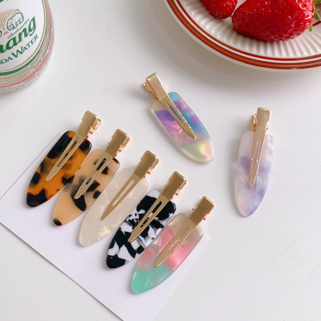 Kẹp tóc chiếc lá phong cách Hàn Quốc cho nữ sang chảnh│Loang màu│Xem thêm ở phần MÔ TẢ SẢN PHẨM