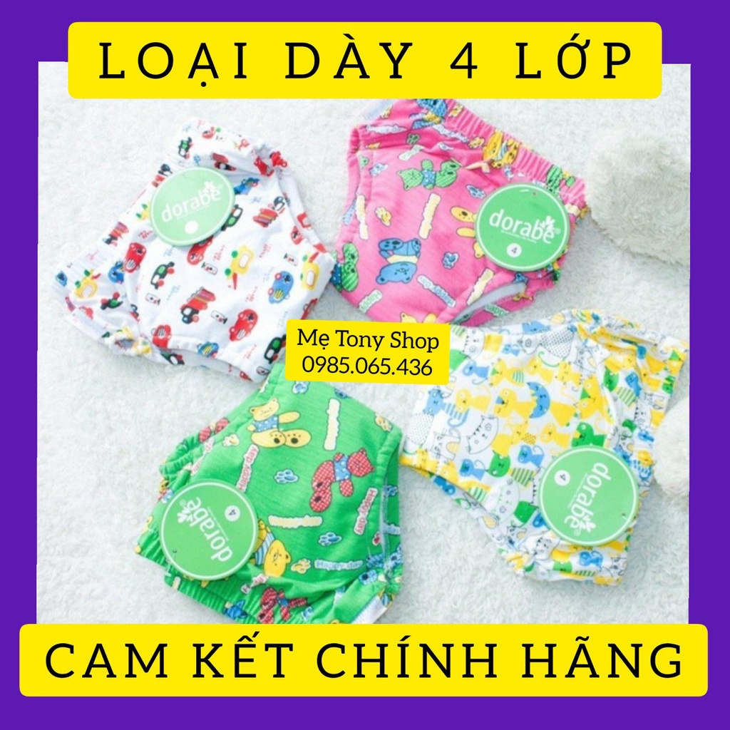 [100% Cotton Tự Nhiên] Quần Bỏ Bỉm-Bỉm Vải DORABE Chính Hãng(Đủ Size Từ 3-22kg)