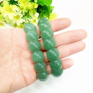 Vòng Tay Chuỗi Hạt Ngọc Bích Tự Nhiên Hình Bán Nguyệt Thời Trang