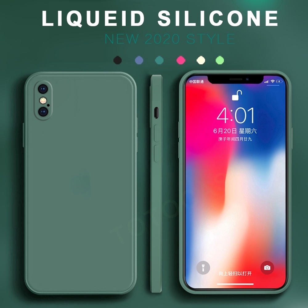 Ốp điện thoại màu kẹo cho compatible for IPHONE 11 PRO MAX SE 2020 6 6S 7 8 PLUS X XS