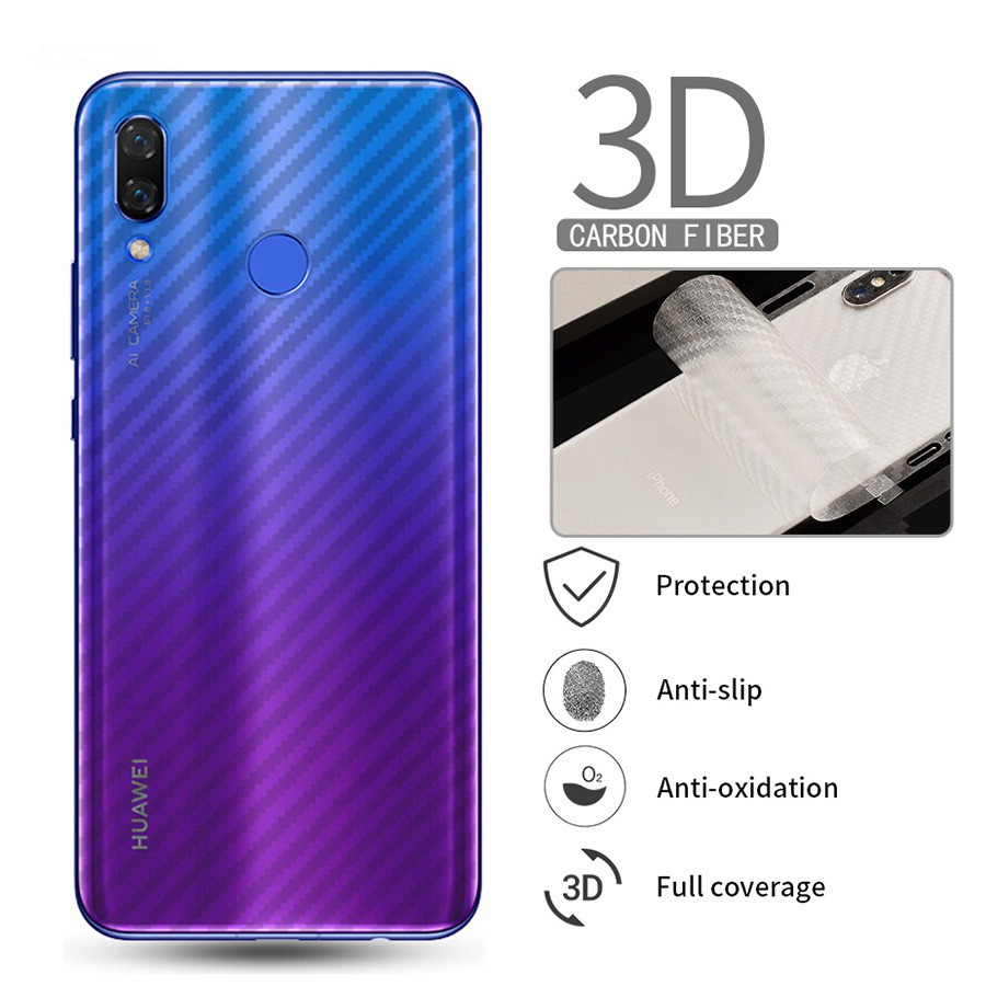 Ốp lưng dẻo trong suốt và miếng dán bảo vệ màn hình cho điện thoại Huawei Nova 3i 3e 3 2 2S 2i