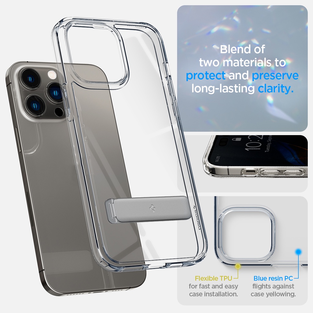 Ốp Lưng dành cho iPhone 14 Pro Max Spigen Ultra Hybrid S Case - Hàng Chính Hãng