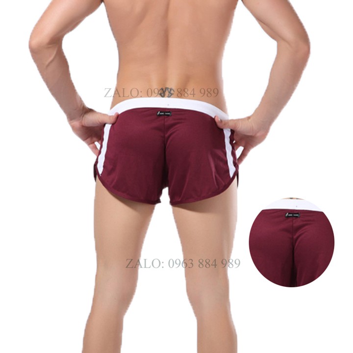 Quần chơi thể thao W.01 tập gym cho anh em, chất thun lưới, phối quần lót bên trong