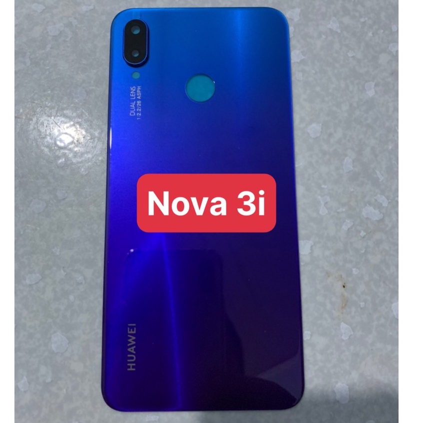 kính lưng huawei nova 3i - loại xịn đắt kèm kính camera