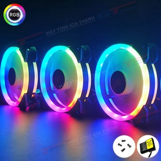 Mua Quạt Tản Nhiệt  Fan Case Coolmoon K2 LED Auto RGB - Sử Dụng Nguồn 4Pin