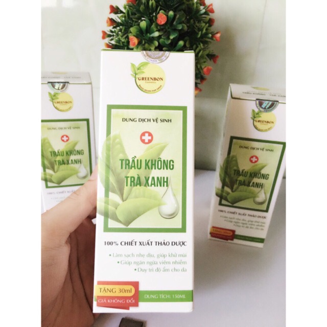 DUNG DỊCH VỆ SINH LÁ TRẦU KHÔNG GREENBON