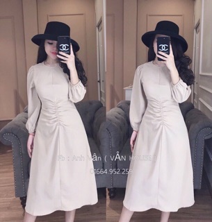 Váy nhún eo cao cấp