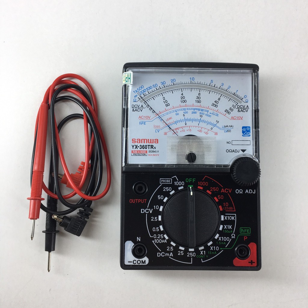 Đồng hồ đo điện vạn năng vom samwa YX-360TRn, đồng hồ đo dòng dc/ac