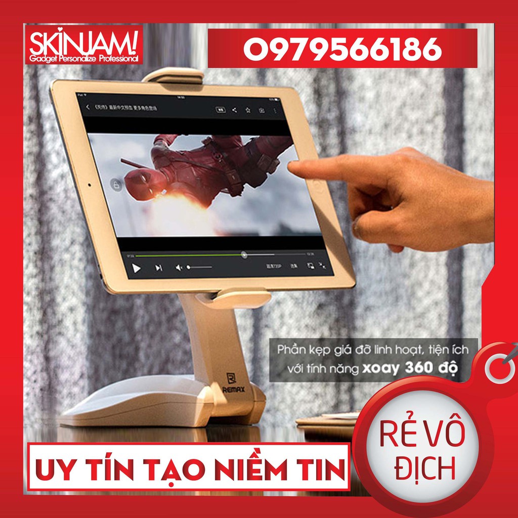 Giá đỡ máy tính bảng iPad xoay 360 Remax RM - C16