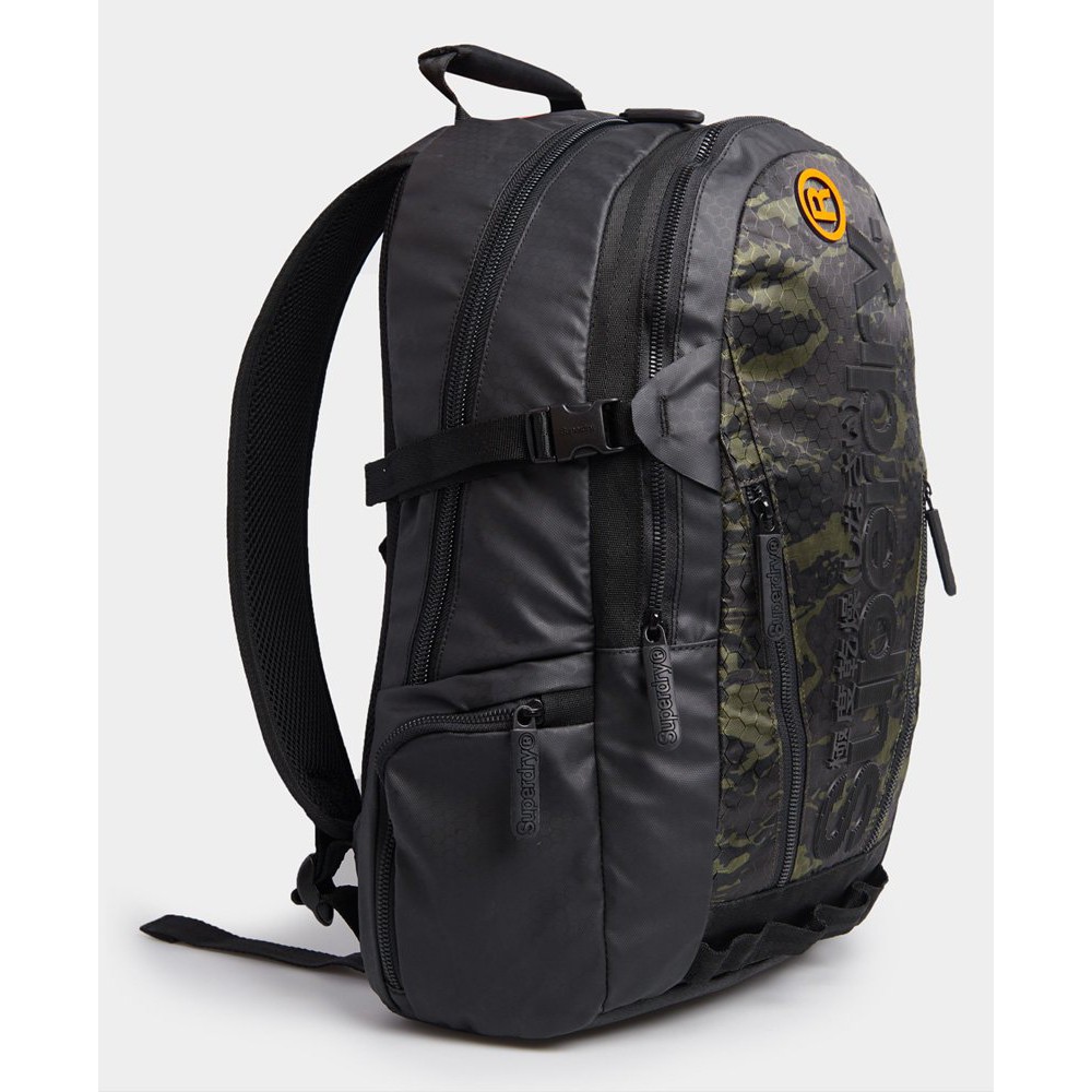 Balo laptop chống thấm nước Super.dry Camo Tarp Backpack SS20 Green Camo phiên bản mới Bảo Hành 2 năm