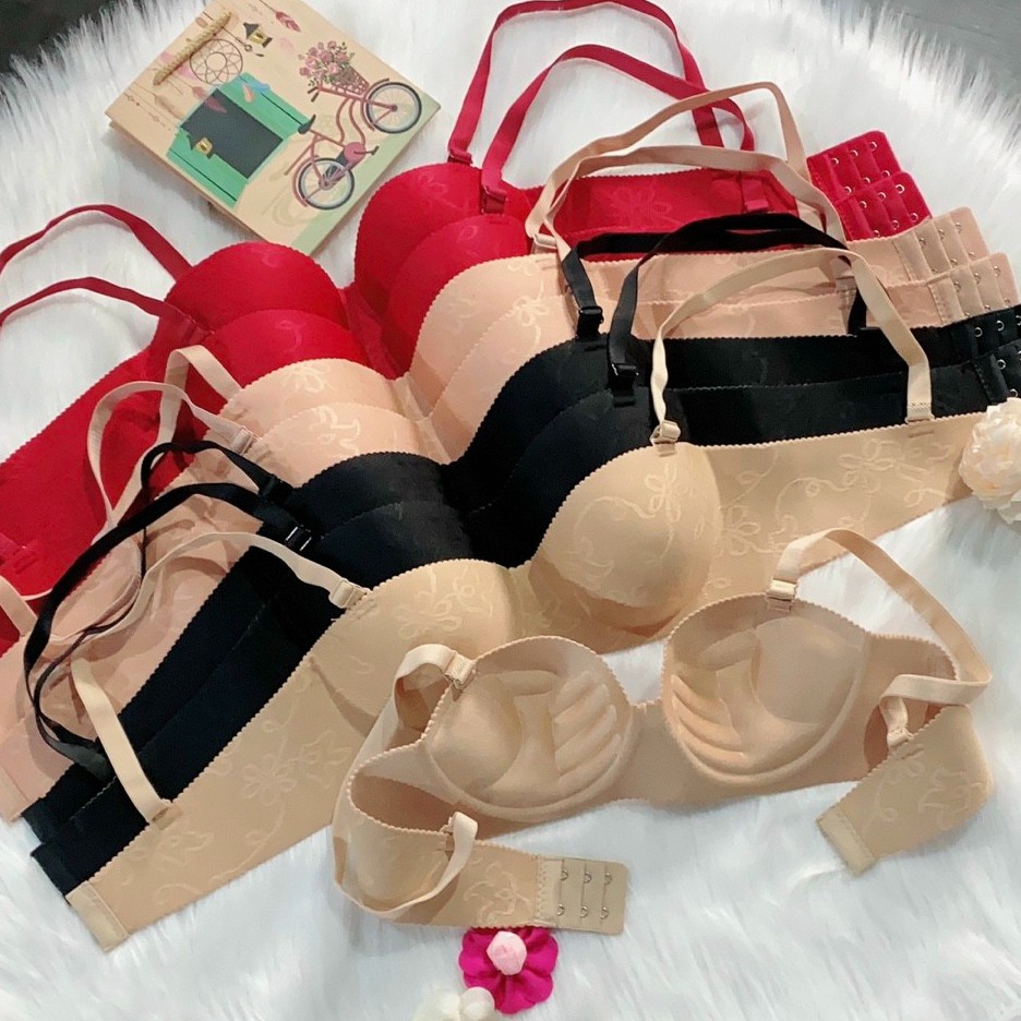 Sale 50 % : Áo lot không gọng, áo lót su đúc quả ngang đệm bàn tay nâng ngực 2,5 cm( mãQN 03)