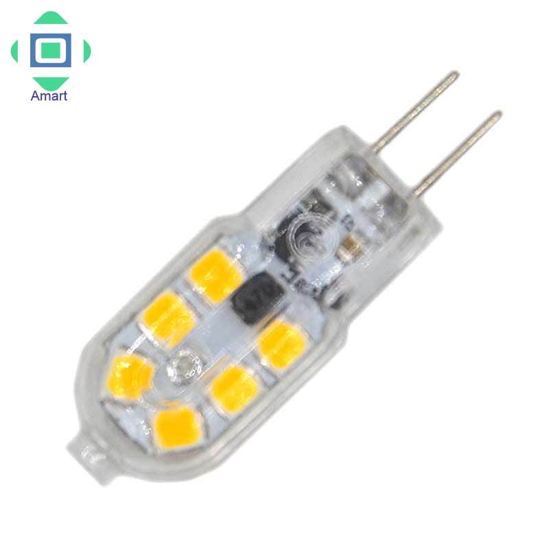 Bộ 10 bóng đèn LED mini G4 SMD2835 chạy nguồn AC/DC 12V 220V