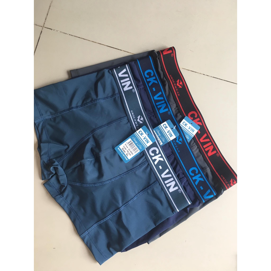 [02 Cái] Combo 02 Quần sịp đùi  CK- VIN - Hàng Việt Nam Cao Cấp, Chất thun lạnh, co giãn 4 chiều, Kháng khuẩn