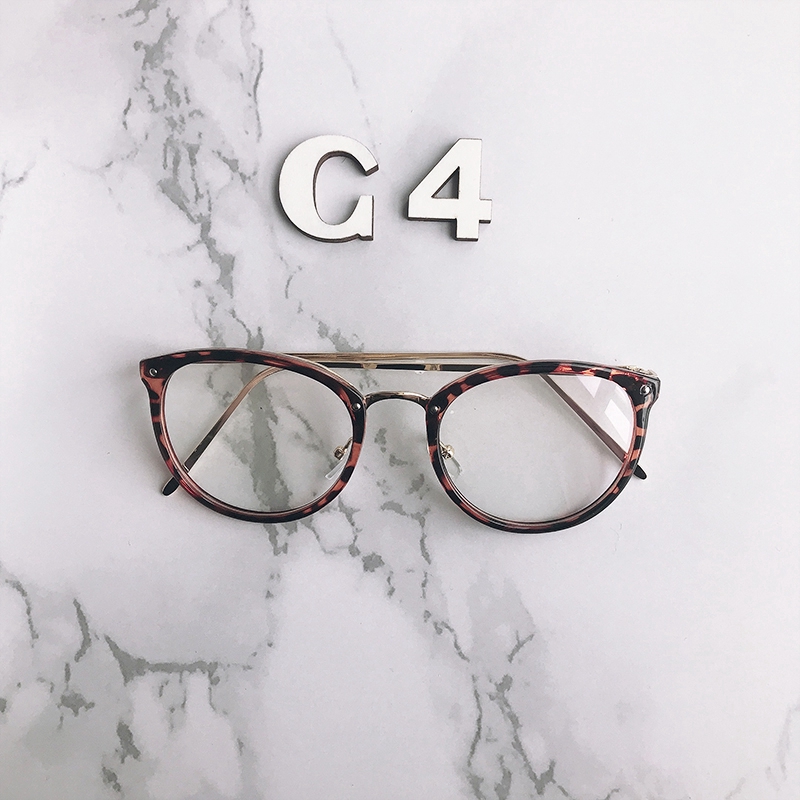 Mắt kính gọng nhựa chống tia sáng xanh phong cách Hàn Quốc cho nữ