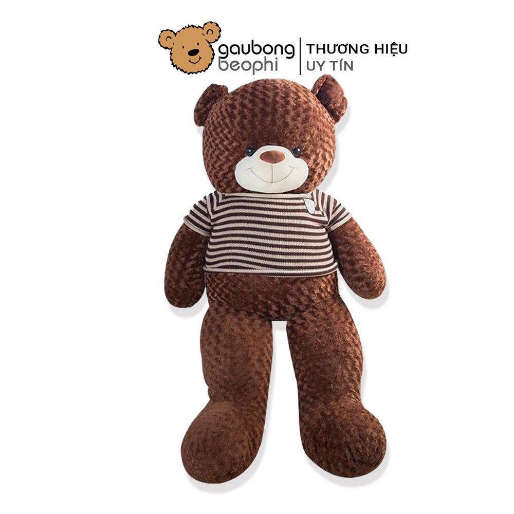 Gấu teddy áo len khổ vải 1m2 shop gấu bông béo phì