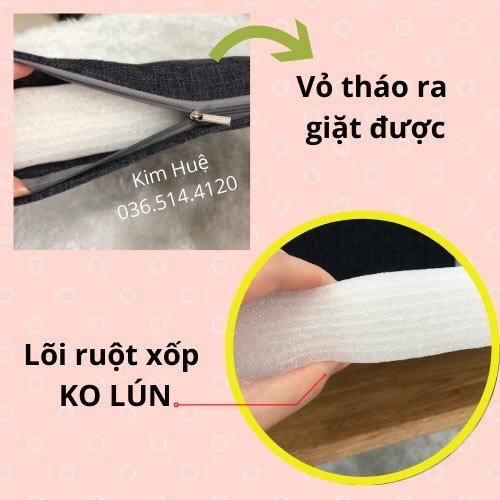 Đệm ngồi bệt vuông 43x43 Kim Huệ miếng đệm lót ngồi vỏ tháo giặt được (100 mẫu lựa chọn)