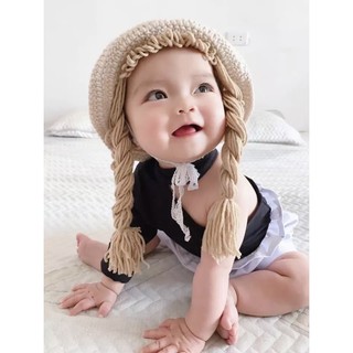 mũ nón tóc giả bé gái