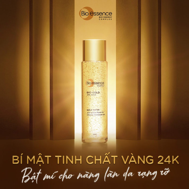 Nước Dưỡng Bio-essence 24K Bio Gold Water Vàng 24K Ngừa Lão Hoá Da 150ml