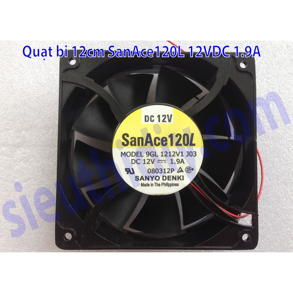 Quạt fan 12cm SanAce120 chính hãng Sanyo khung nhôm