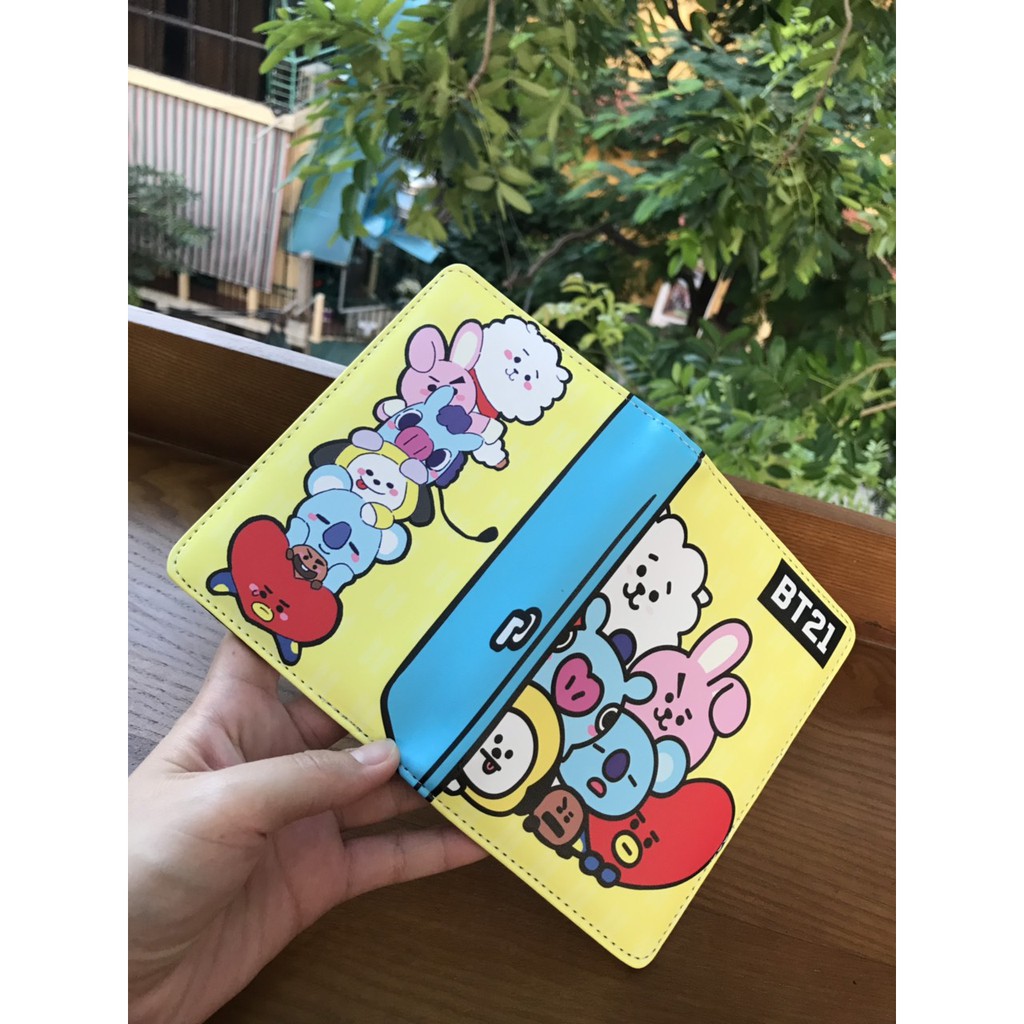 [SIÊU ĐẸP] BAO DA BỌC HỘ CHIẾU BT21/ BT21 PASSPORT COVER