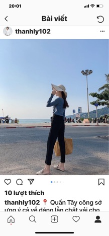 Quần baggy nữ( khách note tên ig)