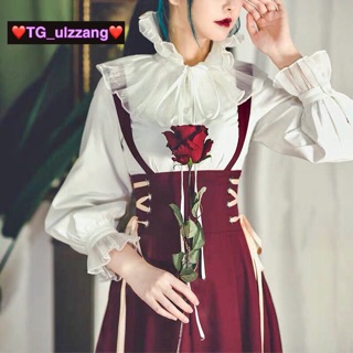 [VIDEO-ẢNH THẬT] Long Skirt/ Váy France retro royal cao cấp