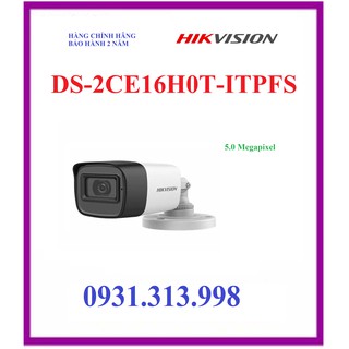 Camera hd-tvi hồng ngoại 5.0 megapixel hikvision ds-2ce16h0t-itpfs