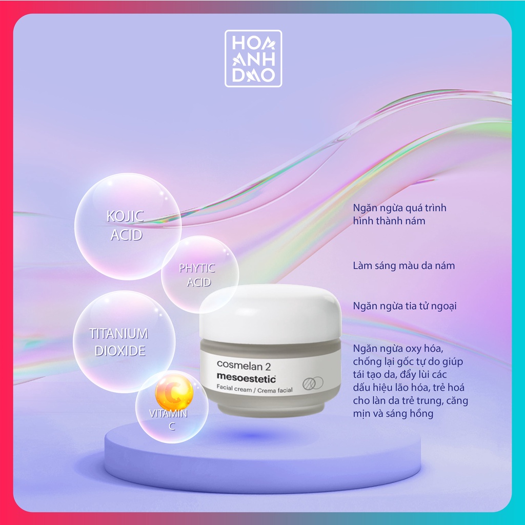 Kem giúp giảm nám Mesoestetic Cosmelan 2