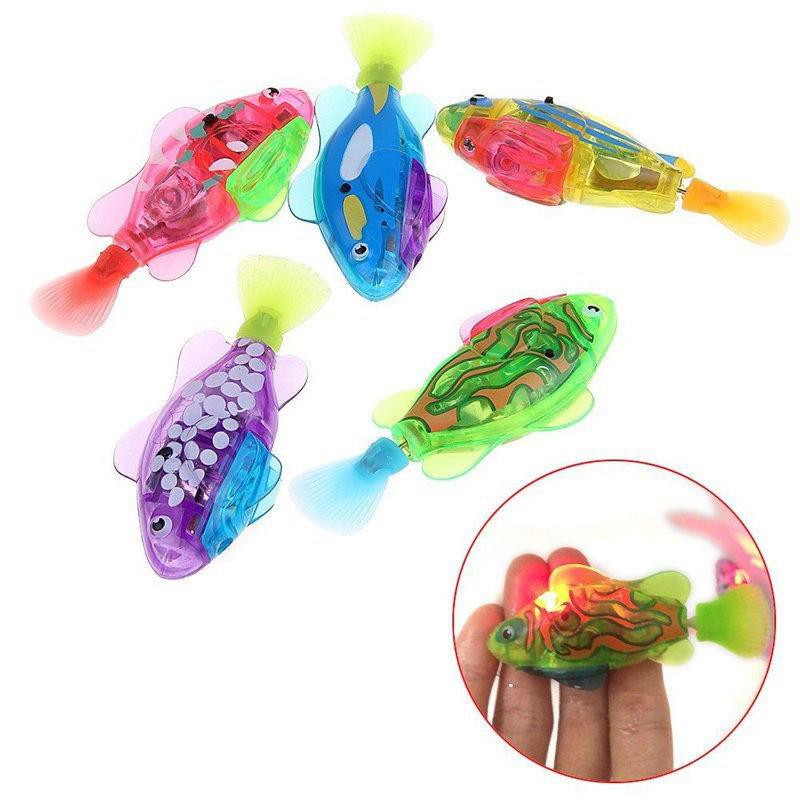 Combo 2 con Đồ chơi cá tự bơi Robo Fish có đèn led ( ngộ ngĩnh)