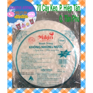 Bánh tráng không nhúng nước tròn Đảm Đang Mikiri loại 26 lá