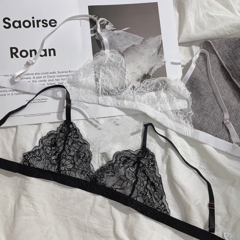 Áo lót ren hoa sexy không đệm lót L3-01