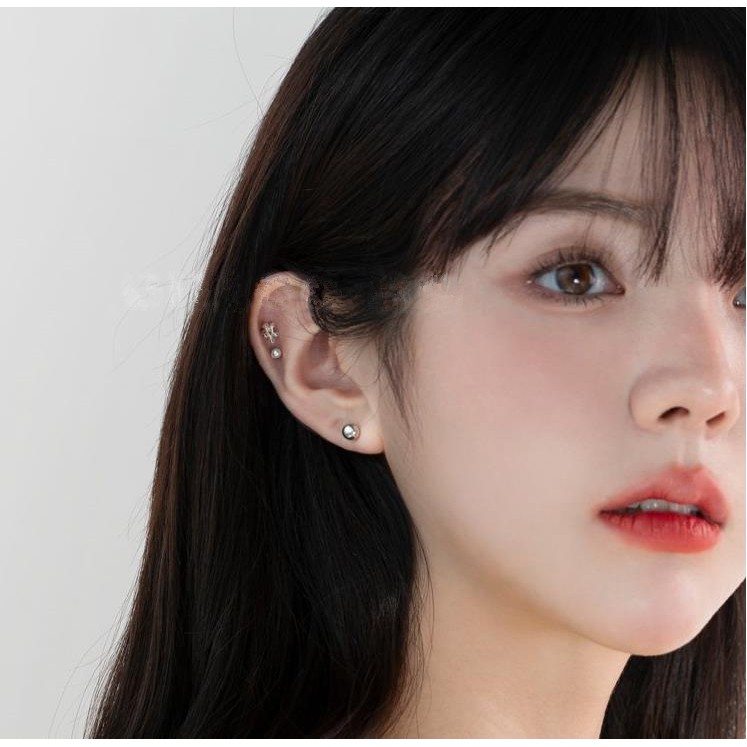 Khuyên Tai Chất Liệu Thép Titan Không Phai A329