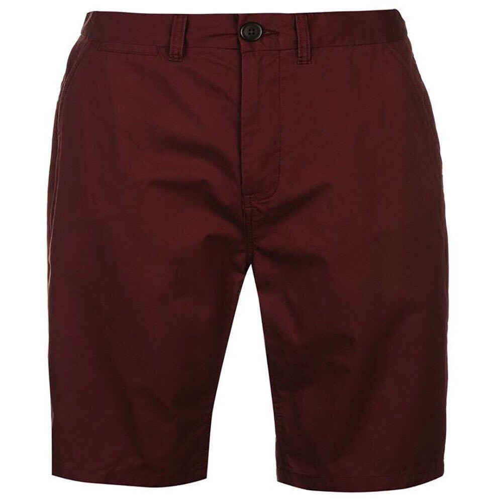 Quần Short Kaki Pierre Cardin Tapered Mens Cao Cấp (Mận chín- Size EU - UK)