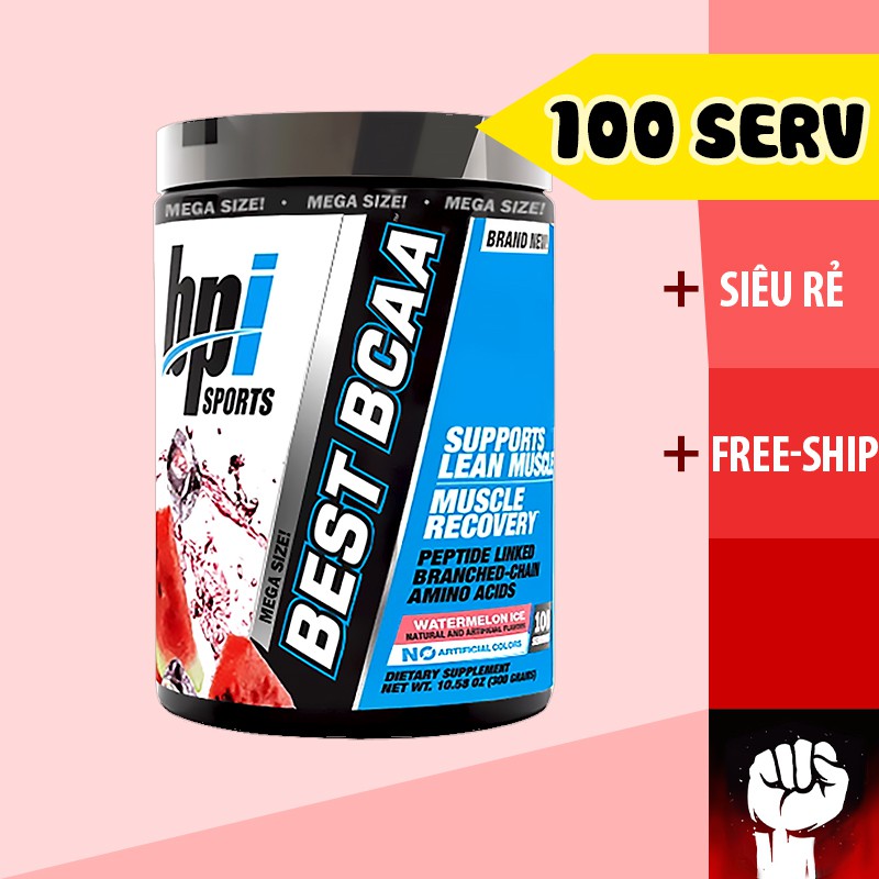 BCAA | Best BCAA BPI 100 Lần Dùng - Phục Hồi Cơ Bắp Và Chống Dị Hóa - Chính Hãng - Muscle Fitness