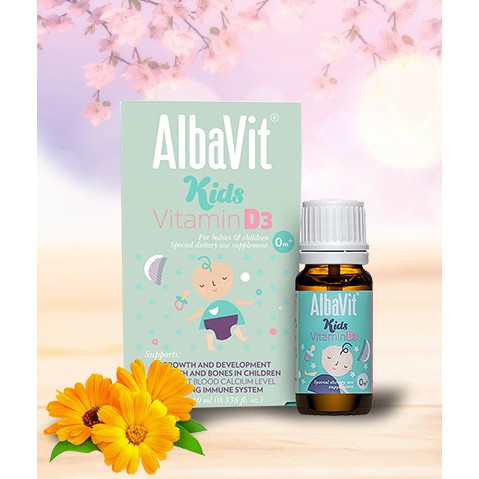Vitamin D3 nhỏ giọt Albavit Albavit Kids Vitamin D3 Ba Lan