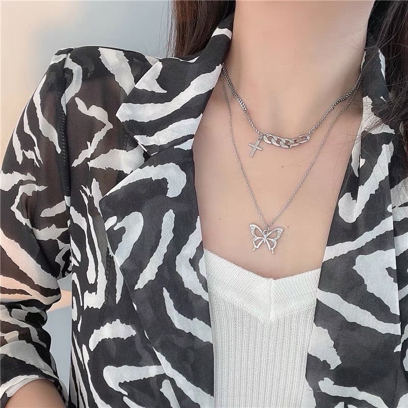 sét 2 vòng cổ unisex mã TE-92