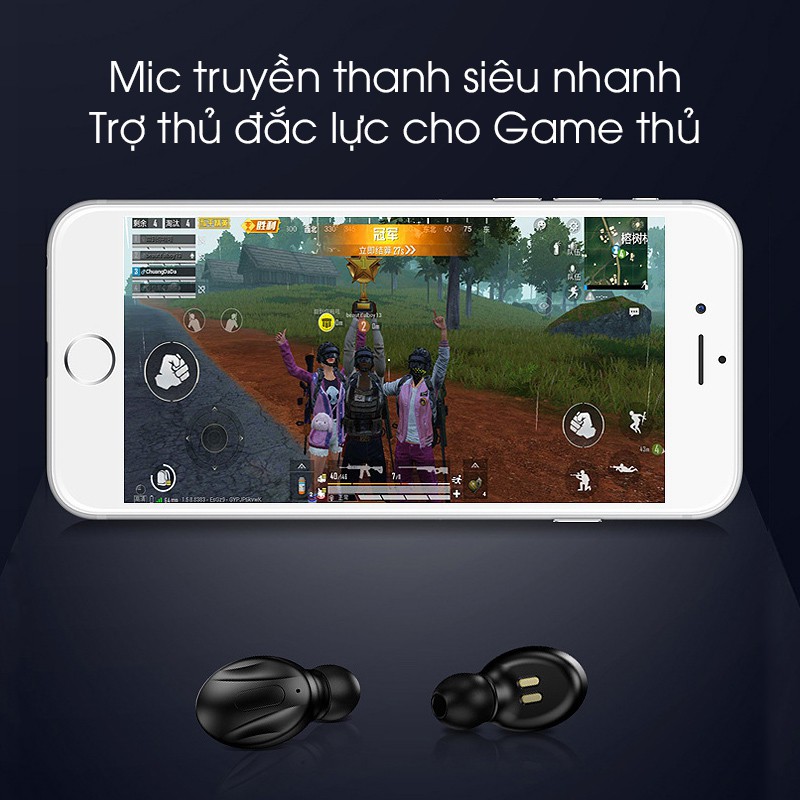 Tai nghe bluetooth mini nhét tai bluetooth không dây có mic tws 5.0 HIFI XG13pro thể thao cho Samsung Oppo Sony blutooth | BigBuy360 - bigbuy360.vn
