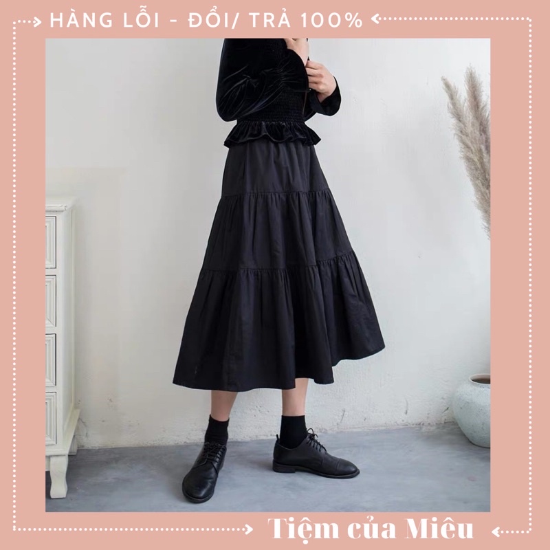 Chân váy tầng voan Tiệm của Miêu