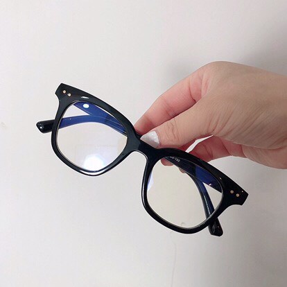 Kính giả cận chữ V mắt kính không độ phong cách Ulzzang đẹp giá rẻ ABICA 050