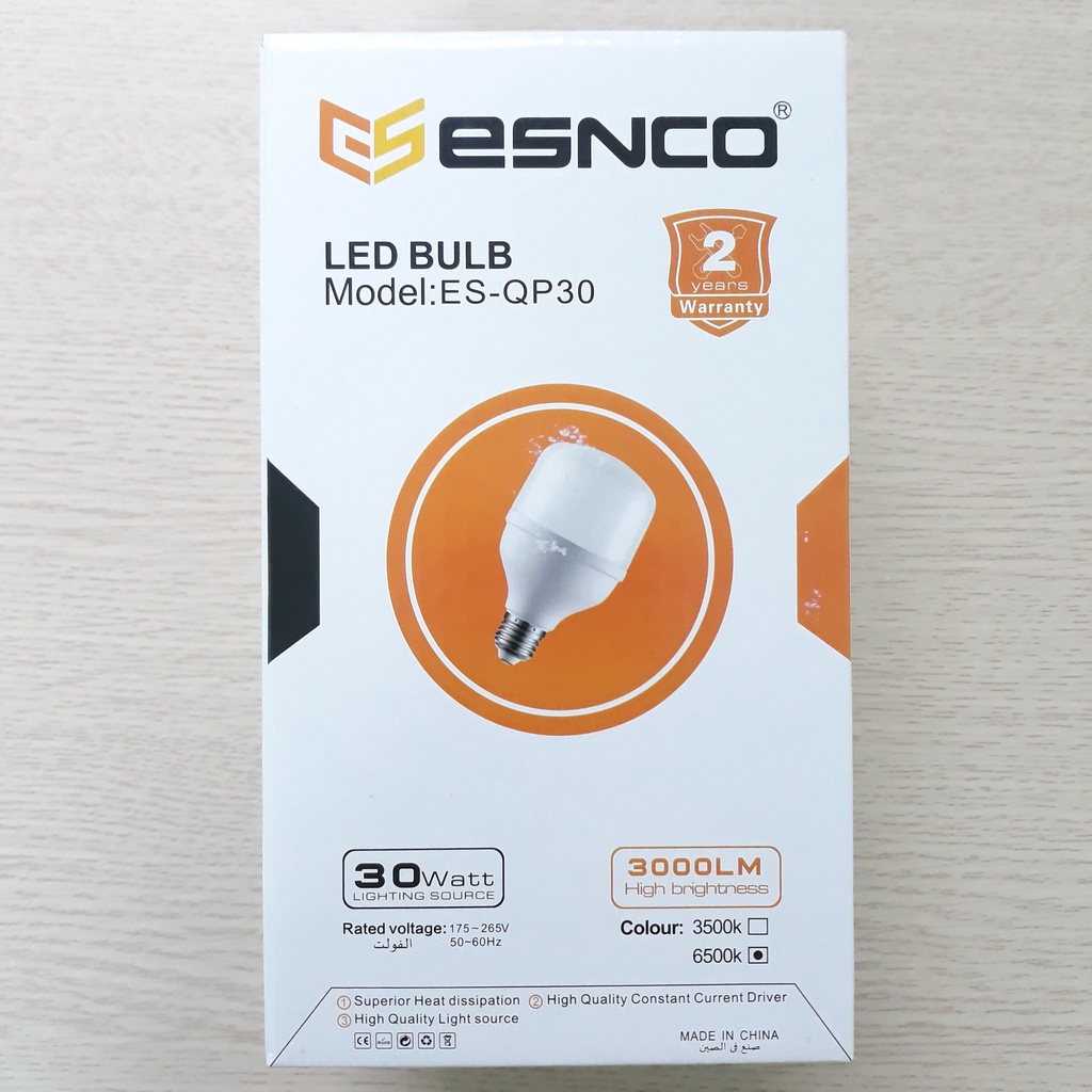 Đèn led 30w ánh sáng trắng tiết kiệm điện - ESNCO