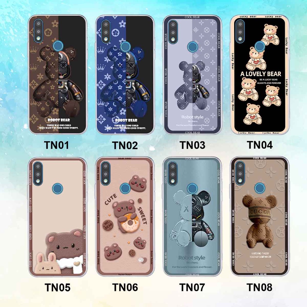 Ốp Vsmart Joy 2 Plus / Joy2+ bear brick, gấu đáng yêu, dễ thương