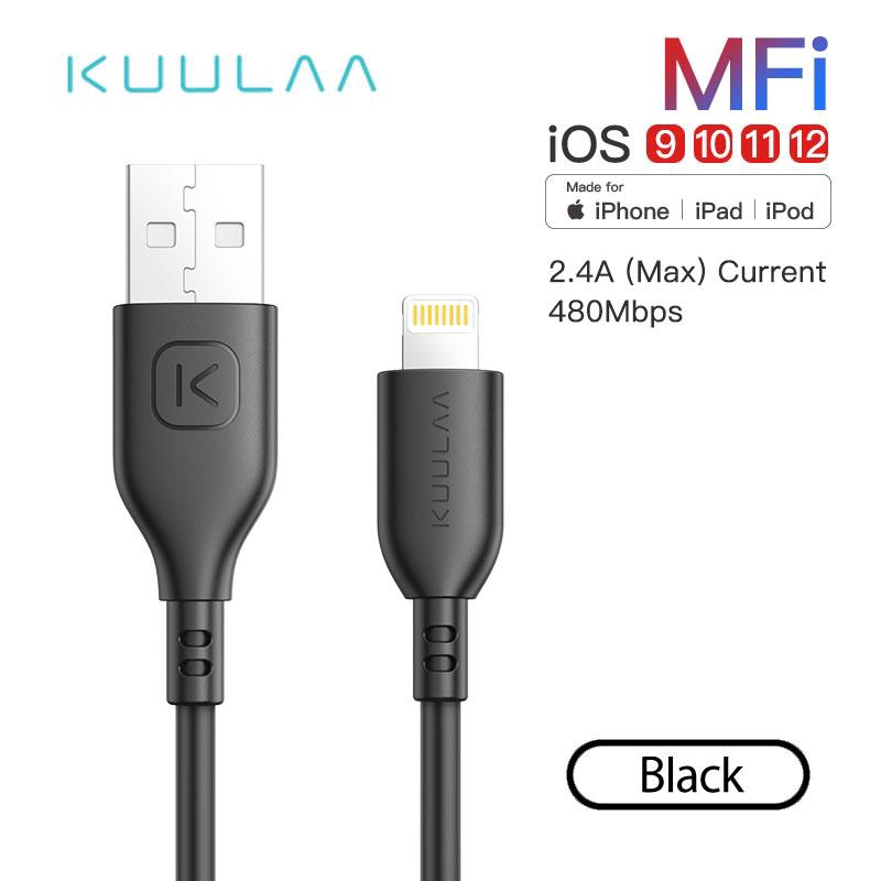 Cáp Sạc Nhanh USB KUULAA Dành Cho IPhone 11 Pro Xs Max X Xr